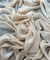 Beige Matte Chiffon Fabric by the Yard, 58" Wide Lightweight Sheer Draping Fabric for Chuppah, Wedding Arch, Table Runner